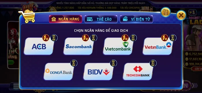 Nạp tiền rikvip và tham gia cá cược nhanh chóng